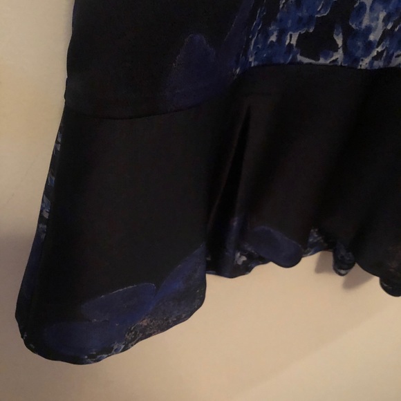 Banana Republic Blue Fit N Flare Dress 8 - Picture 8 of 11